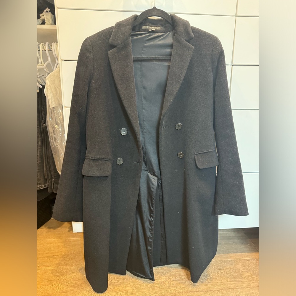 Theory Wool/Cashmere Coat S